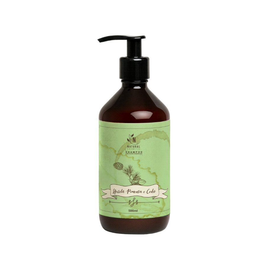 Shampoo Peppermint & Cedar — 500 ml | Natural Cosmetic