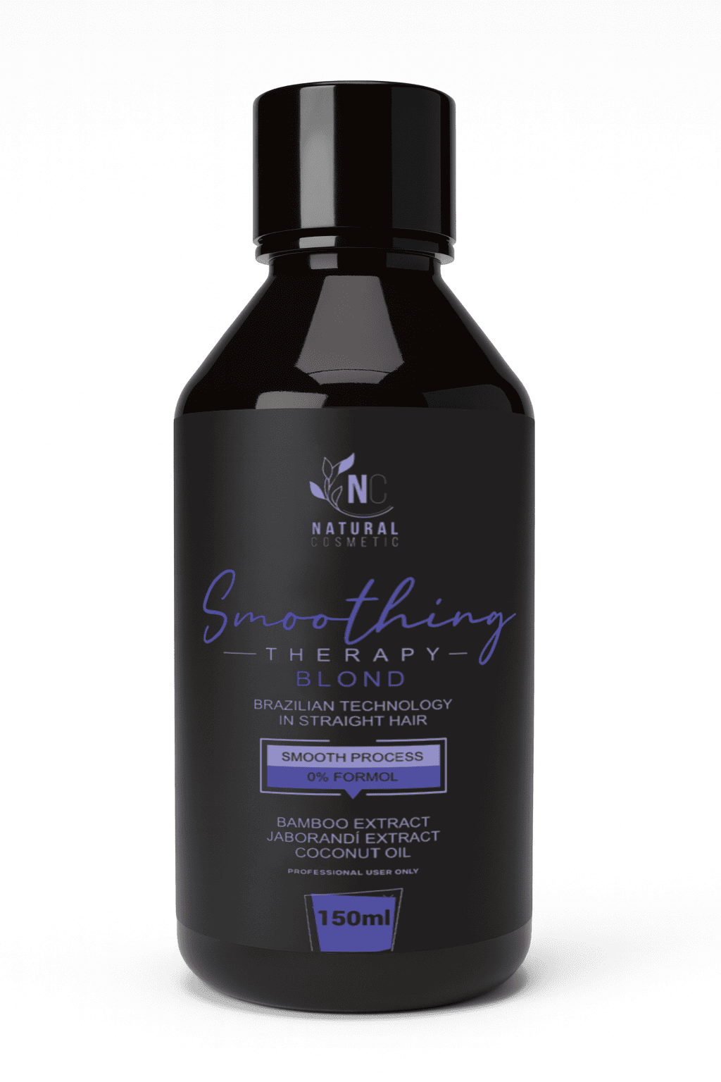 Blond Hair Care Set (4 × 150 ml): Anti-Residue Shampoo + Conditioner + Smoothing Protein Mask + Finisher - Image 3